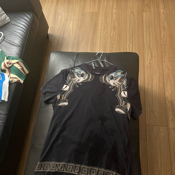 : "Versace Medium Navy Blue Sweater - Elegance Redefined, Ready for You - Picture 3 of 3